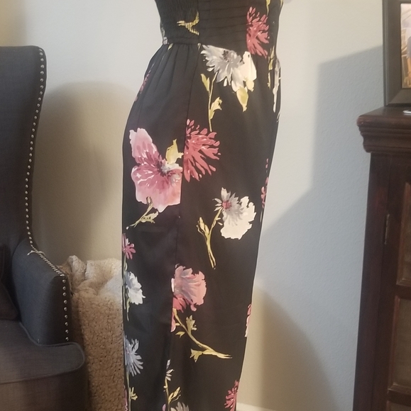 MAURICES floral strapless jumpsuit - Picture 7 of 11